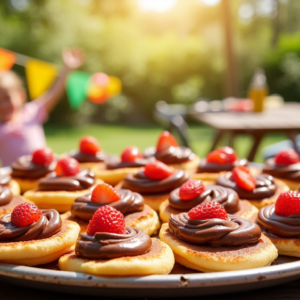 a_vibrant_display_of_a_tray_overflowing_with_mini_pancakes_topped_with_rich_chocolate_cream_and_bri_rmbf2mgggrc8gmp7sg3g_0