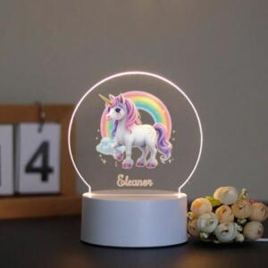 LED öölamp - lapse nimega ja lemmik pildiga