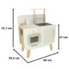Puidust mänguköök MDF LULILO 72,7 cm - Image 2