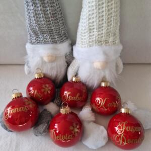 Jõulukuul nimega (klaas)