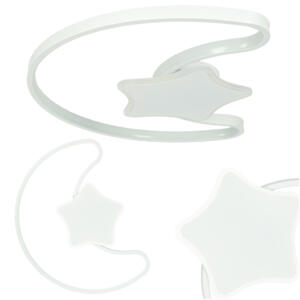 LED laeplafondilamp lastetuppa timmitav LUMELA + kaugjuhtimispult moon white