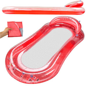 BESTWAY 43103 täispuhutav basseinimadrats koos võrguga punane