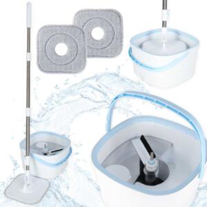 Ristkülikukujuline lame mopi pöörlev puhas määrdunud vee väänaja