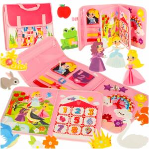 Sensory sensory montessori manipulatiivne tahvel seljakoti puhul roosa