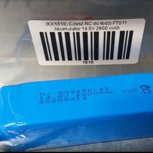 RC paadi osa FT011 aku 14.8V 2800 mAh