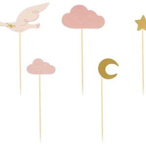 Dekoratsioonid muffinivormidele - Aas 11cm-12cm 7 tükki