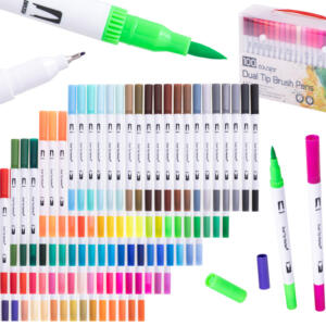 Värvimarkerid marker pliiatsid komplekt 100tk