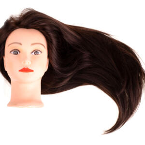 Juuksuri koolitus pea looduslikud juuksed pruunid