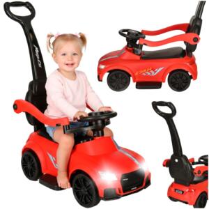3-in-1 autokäru koos heliga, tuled punased