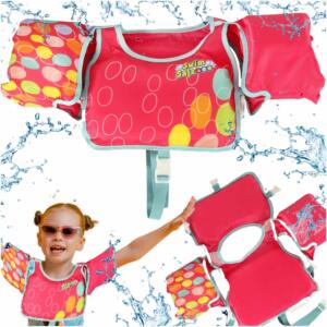 AQUASTAR roosa ujumisvesti varrukatega