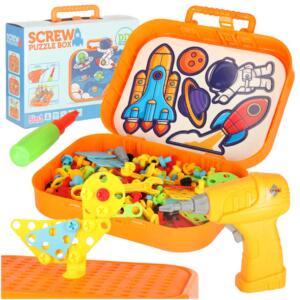 Ehitustellised kohvris + kosmosekruvikeeraja