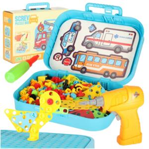 Ehitustellised kohvris + kruvikeeraja tuletõrje po