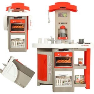 Laste plastikust köök punane koos heliga