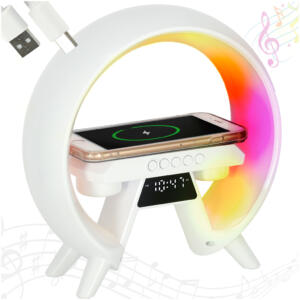 Induktsioonlaadijaga LED-valgus koos raadioga