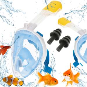 Täielik kokkupandav snorgeldamismask S/M sinine