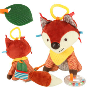 Sensory maskott rebane lapsevankri riputajal