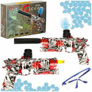 Geelpüstoli veepüss akutoitega USB + 550tk klaasid. 7-8mm