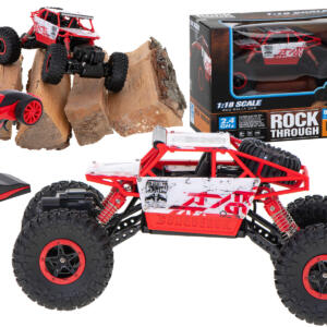 RC auto Rock Crawler HB 2.4GHz 1:18 punane