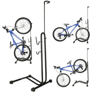 Jalgratta statiiv üks kõrge tugev metallist must