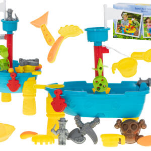 Suplusvee laua liivakasti piraadilaev / 25el.