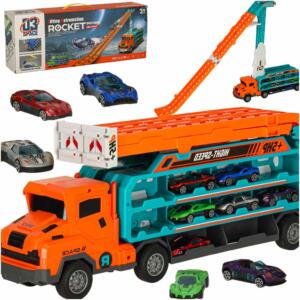 Karavan koos võidusõidurajaga 6el oranž