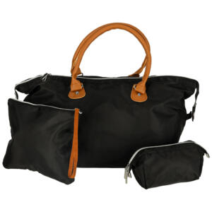 Naiste multifunktsionaalne lapsevankri reisikott emale komplekt must