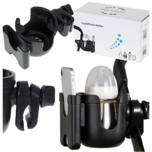 Pudelitassi telefonihoidja jalgrattakäru jaoks