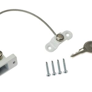 Akna turvakallutuslukk koos võtmega