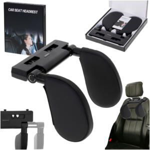 Pea ja kaela reguleeritav auto peatugi must