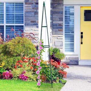 Pergola LUARO aia lillede tugi ronimisrooside metallist püramiidile