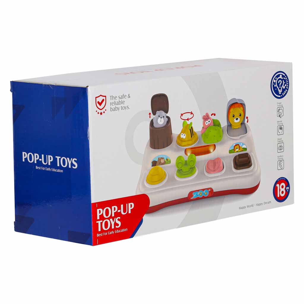 Hariduslik pop-up mänguasi pop-up loomad tuled heli - Image 8