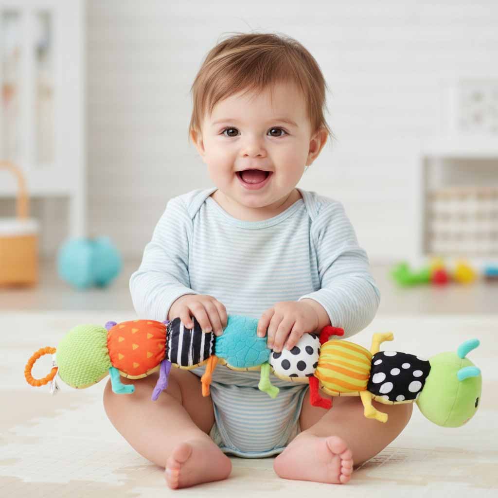 Interaktiivne muusikaline plüüsist mänguasi roomik - Image 11