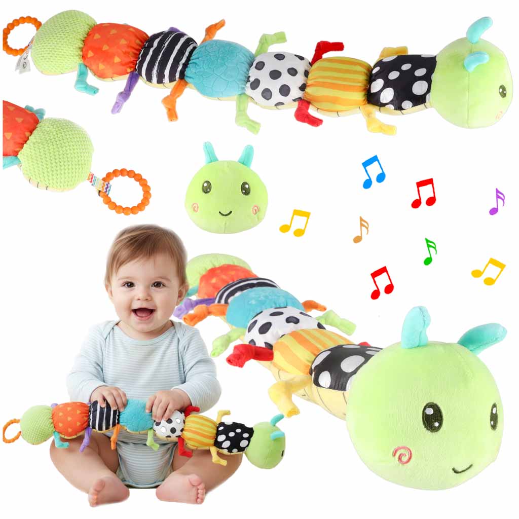 Interaktiivne muusikaline plüüsist mänguasi roomik